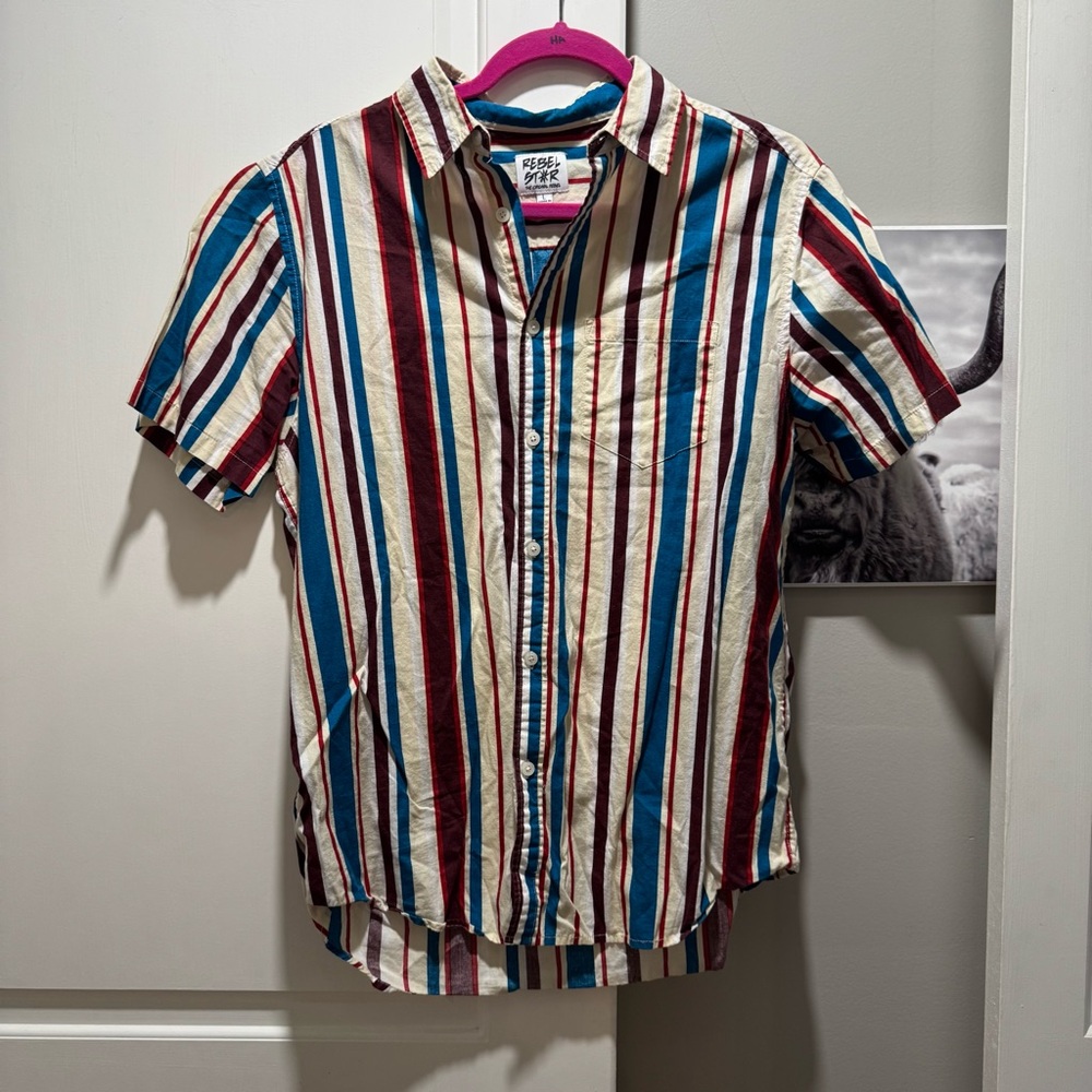 Rebel Star button down shirt